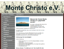 Tablet Screenshot of montechristo-ev.de